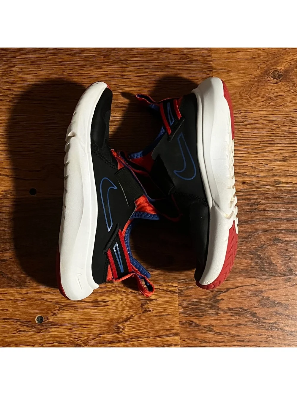 Nike flex plus black game royal Size 1Y Black Red